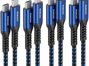 USB C to USB C Cable 60W 4-Pack[10ft+6.6ft+3.3ft+1ft]