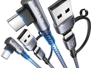 JSAUX USB C Cable 6.6FT [2-Pack]