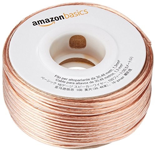 Amazon Basics 16-Gauge Speaker Wire Cable Amazon Basics 16-Gauge Speaker Wire Cable
