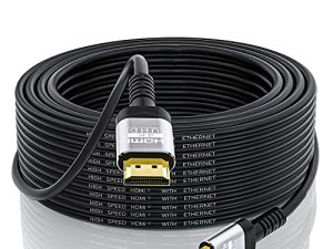 Soonsoonic 4K HDMI Cable 50Ft | High Speed HDMI 2.0 Cable & 4K@60Hz 2K 1080P 3D ARC Ethernet HDMI Cord | for UHD TV Monitor Laptop Xbox PS4/PS5 ect (15m)