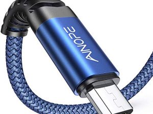 Android Micro USB Cable [2Pack 6.6FT+6.6FT] Android Charger Cable Nylon Braid Micro USB Cable Compatible with Galaxy S7 S6 J7 Note 5