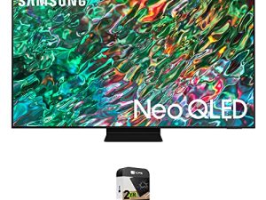 SAMSUNG QN65QN90BA 65 inch Class Neo QLED 4K Smart TV 2022 Bundle with Premium 2 YR CPS Enhanced Protection Pack