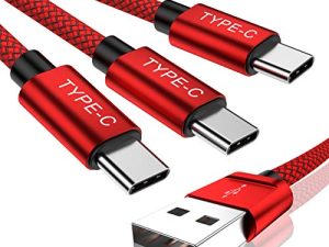 USB Type C Charger Cable 3Pack 1.5/3.3/6.6FT