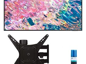 SAMSUNG QN43Q60BAFXZA 43" QLED Quantum HDR 4K Smart TV with a Walts TV Medium Full Motion Mount for 32"-65" Compatible TV's (2022)