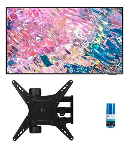 SAMSUNG QN43Q60BAFXZA 43" QLED Quantum HDR 4K Smart TV with a Walts TV Medium Full Motion Mount for 32"-65" Compatible TV's (2022) SAMSUNG QN43Q60BAFXZA 43" QLED Quantum HDR 4K Smart TV with a Walts TV Medium Full Motion Mount for 32"-65" Compatible TV's (2022)