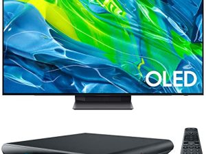 SAMSUNG S95B 65 inch 4K Quantum HDR OLED Smart TV (2022) Bundle with DIRECTV Stream Device Quad-Core 4K Android TV Wireless Streaming Media Player