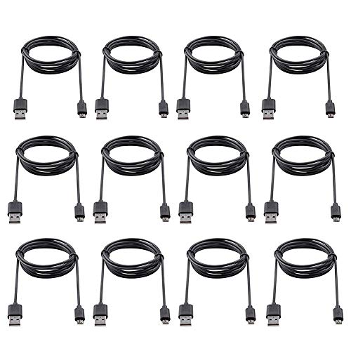 Smays Micro USB Cable Bulk Cord Black 3 ft 12-Pack Smays Micro USB Cable Bulk Cord Black 3 ft 12-Pack