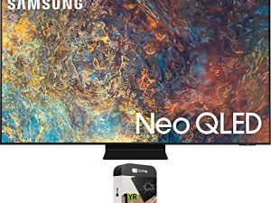 SAMSUNG QN50QN90AAFXZA 50 Inch Neo QLED 4K Smart TV Bundle with Premium 1 YR CPS Enhanced Protection Pack