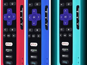 3 Pack Remote Case for Roku